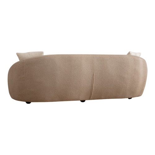3-seater sofa PWF-0591 fabric cream 230x94x75cm 3-seater sofa PWF-0591 fabric cream 230x94x75cm