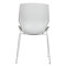 Visitor office chair Genuine pakoworld PP white-grey
