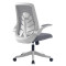 Office chair Enrich pakoworld with fabric mesh in grey colour