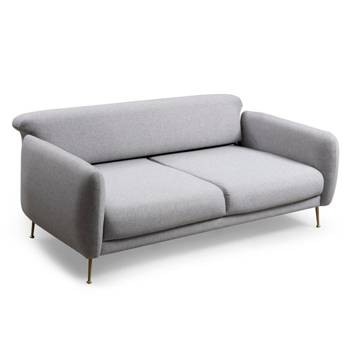 3-seater sofa PWF-0513 pakoworld fabric gray-black 214x98x85cm 3-seater sofa PWF-0513 pakoworld fabric gray-black 214x98x85cm