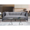 3-seater sofa PWF-0541 pakoworld anthracite velvet 255x89x79cm