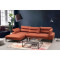 Corner sofa PWF-0529 pakoworld right corner fabric dark orange-black 309x188x89cm