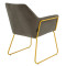 Armchair Mira pakoworld anthracite-black 65x69x86cm