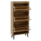 Shoe cabinet Thelma pakoworld 9 pairs sonoma 60x23.8x131.6 cm