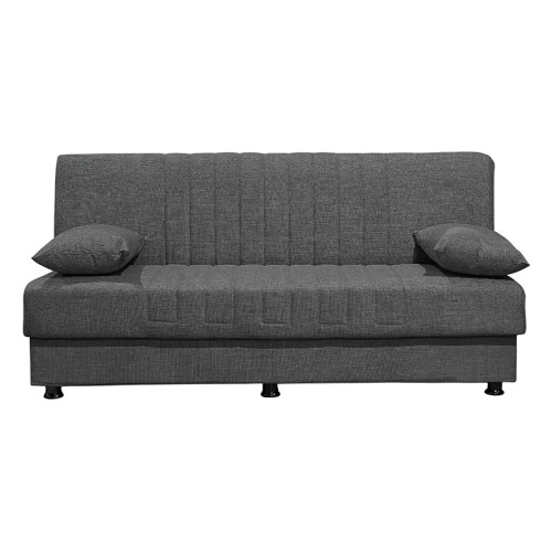 3 seater sofa-bed Romina fabric dark grey 190x90x80cm 3 seater sofa-bed Romina fabric dark grey 190x90x80cm