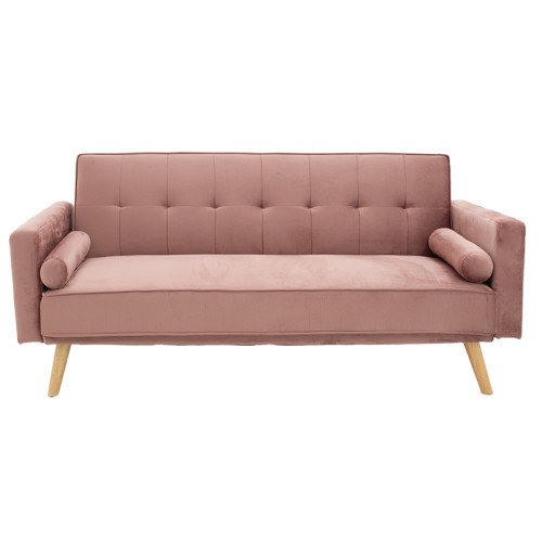 3 seater sofa-bed Success pakoworld velvet rotten apple 190x80x84 cm 3 seater sofa-bed Success pakoworld velvet rotten apple 190x80x84 cm