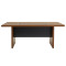 Conference table Oscar pakoworld walnut-anthracite 200x100x76cm