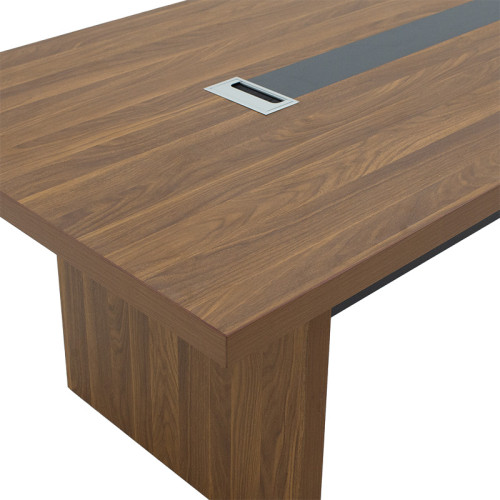Conference table Oscar pakoworld walnut-anthracite 200x100x76cm
