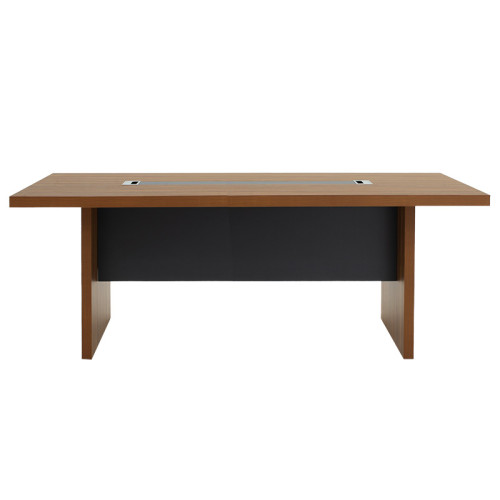 Conference table Oscar pakoworld 5cm walnut-anthracite 240x120x76cm