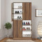 Shoe cabinet Felicity pakoworld walnut 60x32x127cm
