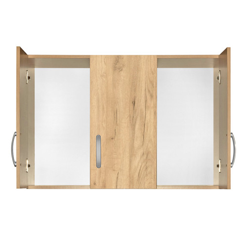 Cabinet Zelia pakoworld 3 doors natural mo 90x42x60cm