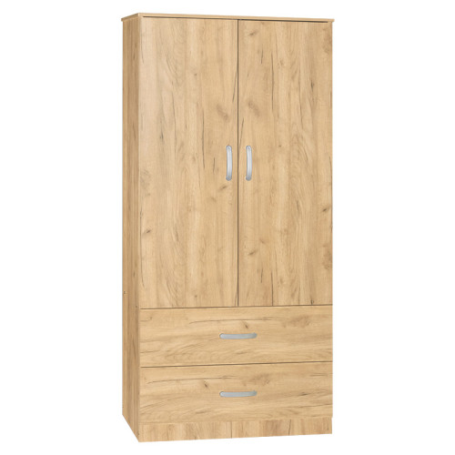 2 door wardrope and cabinet Zelia 79x42x180cm DIOMMI 249-000045 2 door wardrope and cabinet Zelia 79x42x180cm DIOMMI 249-000045