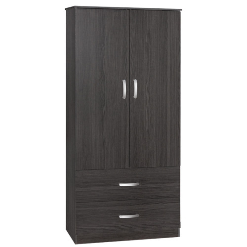 2 door wardrope and cabinet Zelia pakoworld wenge 79x42x180cm 2 door wardrope and cabinet Zelia pakoworld wenge 79x42x180cm