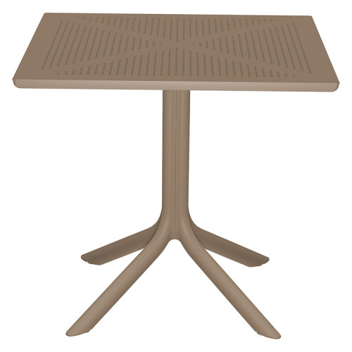 Garden dining set Groovy-Confident pakoworld set 5pieces PP cappuccino 80x80x74,5cm