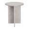 End table table Camila pakoworld black cement D40x48cm