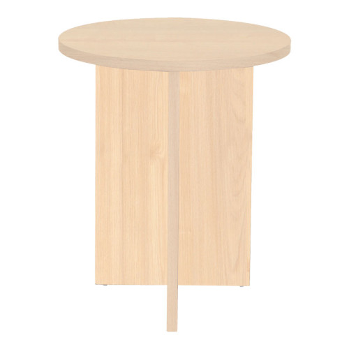 End table table Camila pakoworld black natural D40x48cm