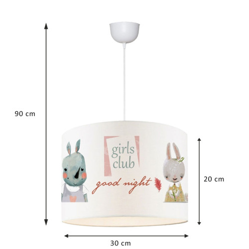 Children s ceiling light Tally pakoworld multicolor D30x90cm