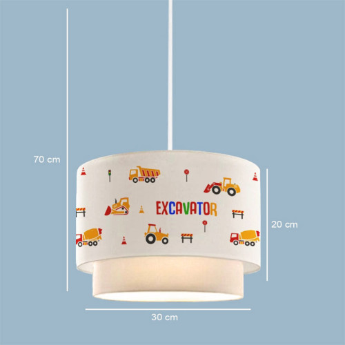 Children s ceiling light Jannah pakoworld multicolor D30x70cm