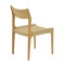 Chair Martina pakoworld natural beech wood-natural rope 46x49x81cm