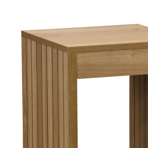 End table Focused pakoworld MDF natural 40x40x50cm