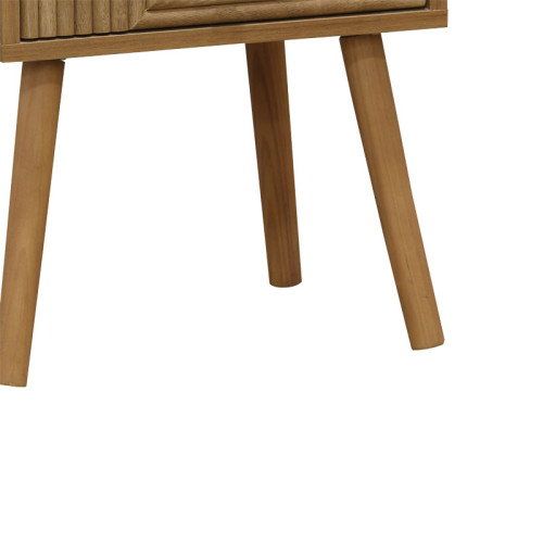 Nightstand Historic pakoworld  with 2 drawers in natural color with natural pine legs 37.5x32x54cm Nightstand Historic pakoworld  with 2 drawers in natural color with natural pine legs 37.5x32x54cm