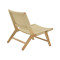 Armchair Filippo pakoworld natural beech wood-natural rope 68x69x74cm