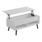 Skyfi pakoworld polymorphic white-black coffee table 100x60x45cm