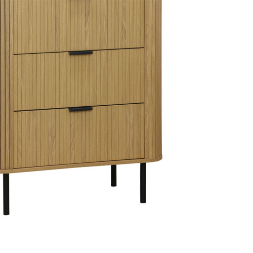 Chest f 4 drawers Eventful pakoworld  in natural colour 79x46x115cm Chest f 4 drawers Eventful pakoworld  in natural colour 79x46x115cm