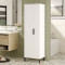 Bathroom melamine cabinet Dorphy pakoworld white 50x36x165cm