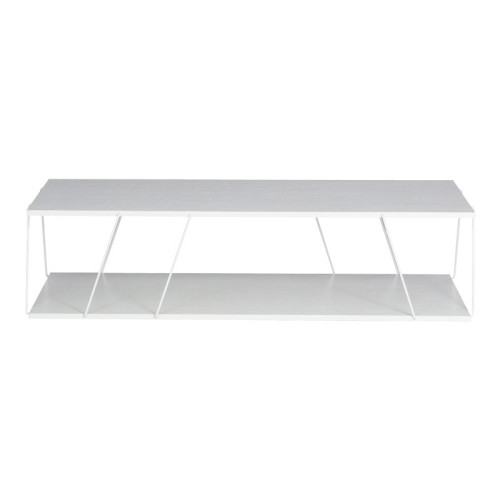 Coffee table Tars pakoworld grey-white 120x50x30cm