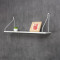 Wall shelf Tars pakoworld grey-white 72x20x27cm