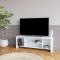 Tv stand Tserium pakoworld melamine white 120x30x45cm