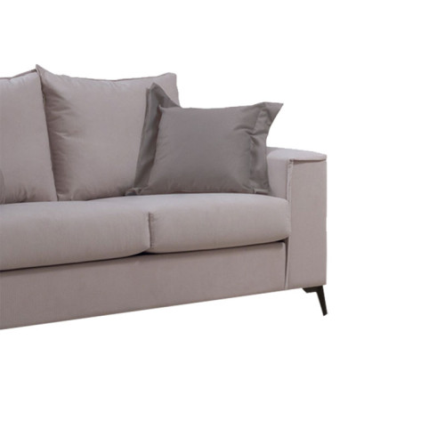 2 seater Verona sofa cream - mocha cushions 173x93x100cm 2 seater Verona sofa cream - mocha cushions 173x93x100cm