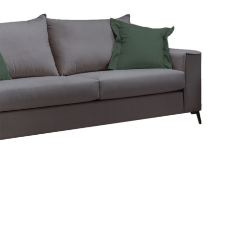 3 seater Verona sofa anthracite - cypress cushions 225x93x100cm 3 seater Verona sofa anthracite - cypress cushions 225x93x100cm