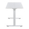 Height adjustable work desk Karla pakoworld white 120x60x72/115cm