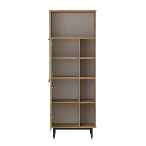 Kitchen column Migniato pakoworld natural-black 60x35.5x161.5cm