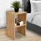 Side table Leofric pakoworld oak melamine 30x30x60cm