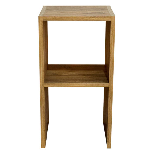 Side table Leofric pakoworld oak melamine 30x30x60cm