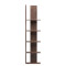 Bookcase Mirca pakoworld melamine walnut 41.4x21x162cm