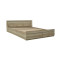 Double bed Nalos pakoworld with drawer castillo-oak 140x200cm