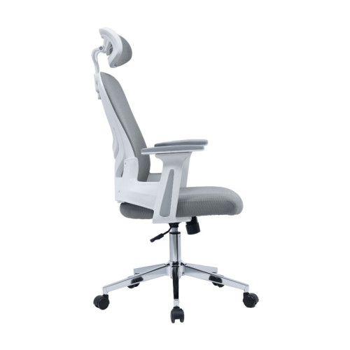 Office chair manager Ignatius pakoworld mesh light grey Office chair manager Ignatius pakoworld mesh light grey