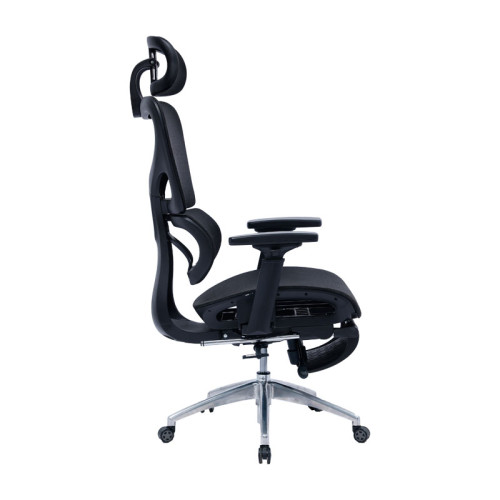 Office chair manager with footrest Thelonius pakoworld mesh black Office chair manager with footrest Thelonius pakoworld mesh black