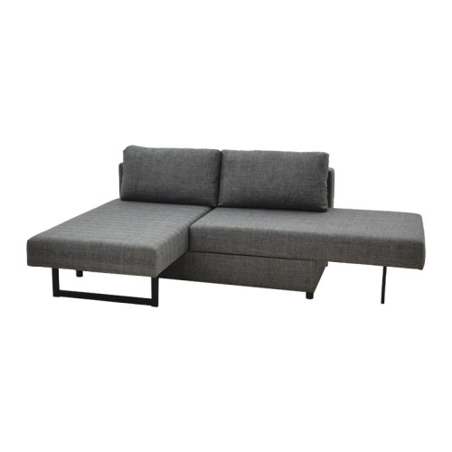 Polymorphic sofa-bed Defry pakoworld charcoal fabric 230x165x72cm Polymorphic sofa-bed Defry pakoworld charcoal fabric 230x165x72cm