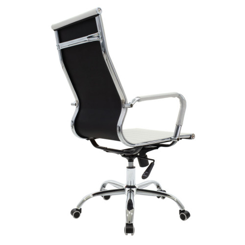 Manager office chair Valter pakoworld white pu 55.5x58x108cm