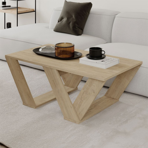 Coffee table Pipra pakoworld in natural colour 110x60x40