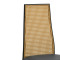 Chair Laspire Inart black-natural pu-rattan 40x49x96cm