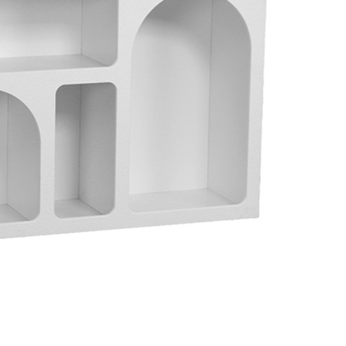 Buffet Farn Inart white wood 160x34x75cm Buffet Farn Inart white wood 160x34x75cm