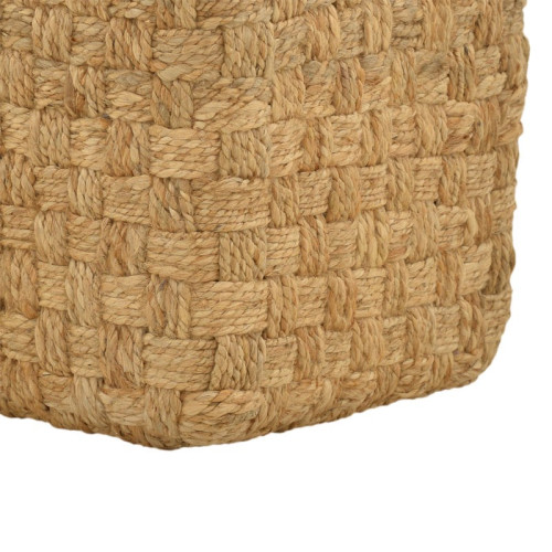 Puff stool Aropion Inart beige 100% jute 40x40x40cm