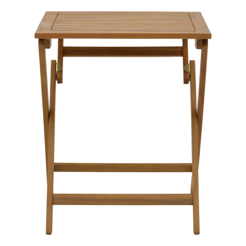 Foldable garden table Perdu pakoworld natural acacia wood 60x60x72cm