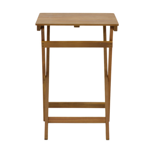 Foldable garden table Lazio pakoworld natural acacia wood 50x50x70cm
